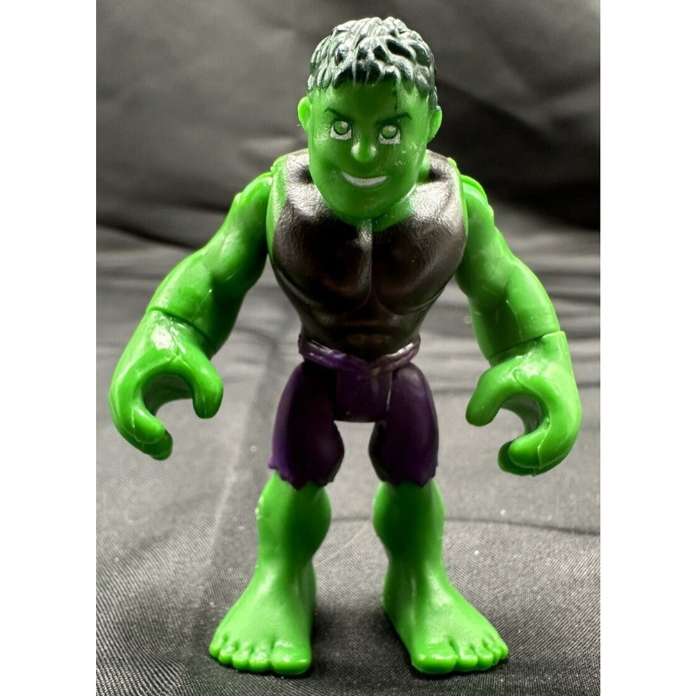 Rare Marvel Hasbro Hulk Imaginext Playskool Action Figure Super Hero Squad